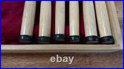 Japanese Nomi Chisel Vintage Old Retro Oire Tools Set of 8 in Box F/S From JP