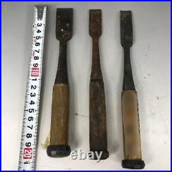 Japanese Nomi Chisel Vintage Old Retro Oire Tools Set of 9 Bulk F/S From Japan