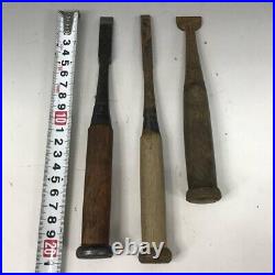 Japanese Nomi Chisel Vintage Old Retro Oire Tools Set of 9 Bulk F/S From Japan