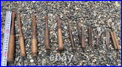 Japanese Nomi Chisel Vintage Retro Oire Tools Set of 18 Old