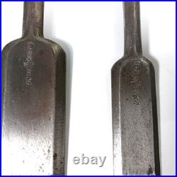 Japanese Nomi Chisel set of 2 Kikuhiromaru 24mm 36mm Chisels Japan BA0612T