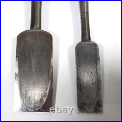 Japanese Nomi Chisel set of 2 Kikuhiromaru 24mm 36mm Chisels Japan BA0612T