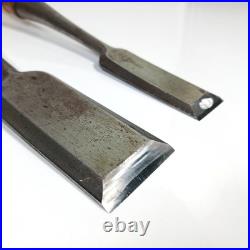 Japanese Nomi Chisel set of 2 Kikuhiromaru 24mm 36mm Chisels Japan BA0612T