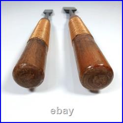 Japanese Nomi Chisel set of 2 Kikuhiromaru 24mm 36mm Chisels Japan BA0612T