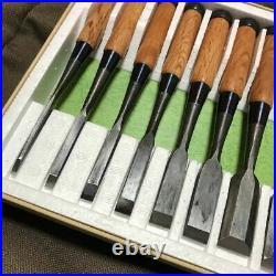 Japanese Nomi Oire Professional Set Chisel Woodworking Carving Furniture (F2235)