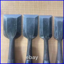 Japanese Oiire Nomi Chisel Vintage Old Retro Oire Tools Set of 10 Black F/S Japanese Oiire Nomi Chisel Vintage Old Retro Oire Tools Set of 10 Black F/S
