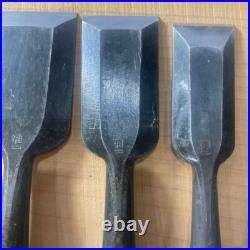 Japanese Oiire Nomi Chisel Vintage Old Retro Oire Tools Set of 10 Black F/S Japanese Oiire Nomi Chisel Vintage Old Retro Oire Tools Set of 10 Black F/S