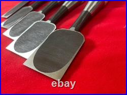 Japanese Oire Nomi Bench Chisel Musou-ken Set of 10 White Steel #2