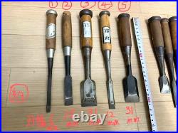 Japanese Oire Nomi Bench Chisels Assortment 14sets Used