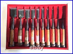 Japanese Oire Nomi Bench Chisels Various brands 10sets Used