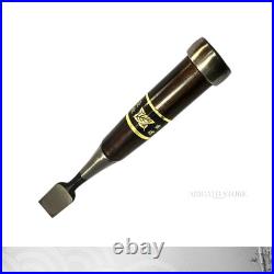Japanese Oire Nomi Chisel 24mm by Ouchi Souke Hardwood Handle, Flat Blade Japanese Oire Nomi Chisel 24mm by Ouchi Souke Hardwood Handle, Flat Blade