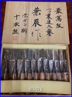 Japanese Oire Nomi Chisel Carpentry Wood Carving Hand Tool Set Kanetoki Mint