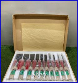Japanese Oire Nomi Chisel Carpentry Wood Carving Hand Tool Set Shigetomo Mint Japanese Oire Nomi Chisel Carpentry Wood Carving Hand Tool Set Shigetomo Mint