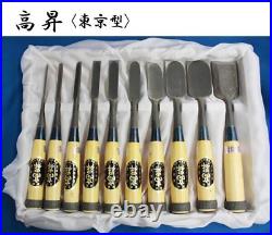 Japanese Oire Nomi Chisel Carpentry Woodworking Tokyo 10Set with a Box Japan