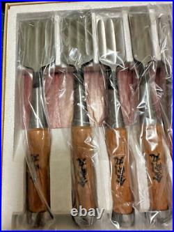 Japanese Oire Nomi Chisel Mitsuura Carpentry Wood Carving Hand Tool Set Box