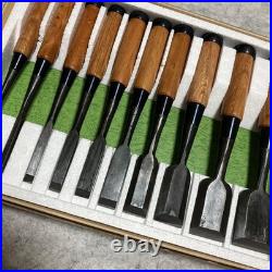 Japanese Oire Nomi Chisel Set 10pcs DIY Carpenter Woodworking Tool New JP #2810