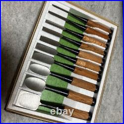 Japanese Oire Nomi Chisel Set 10pcs DIY Carpenter Woodworking Tool New JP #2810