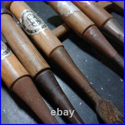 Japanese Oire Nomi Chisel Set 2bu to 1sun Koyama Woodworking Tools Signed #0302
