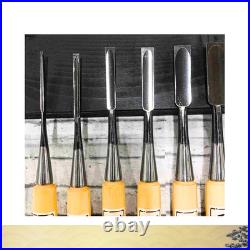 Japanese Oire Nomi Chisel Set of 10 by Tensho Forged Steel-Gumi Handle-Unused Japanese Oire Nomi Chisel Set of 10 by Tensho Forged Steel-Gumi Handle-Unused