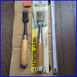 Japanese Oire Nomi Chisel Set of 2 Forged Hardened 30mm 25mm Woodworking Tool
