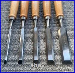 Japanese Oire Nomi Chisels Set of 5 New Japan