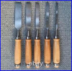 Japanese Oire Nomi Chisels Set of 5 New Japan