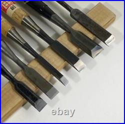 Japanese Oire Nomi Chisels Set of 6 Carpentry Tools Japan