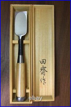 Japanese Oire Nomi Chisels Tasai 36mm Japanese White Oak Chu Tataki