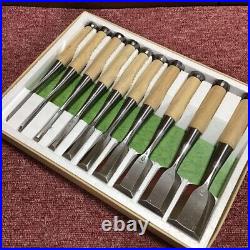 Japanese Oire Nomi Chisels high-speed steel Carpentry Hand ToolsSet2 Woodcarving