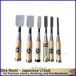 Japanese Ouchi Oire Nomi Chisel Set White Oak Handle Japan Woodworking