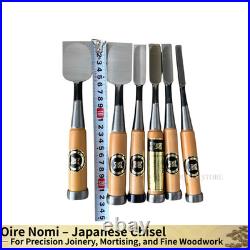 Japanese Ouchi Oire Nomi Chisel Set White Oak Handle Japan Woodworking
