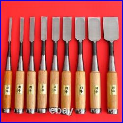 Japanese Togyu Chisel wood oire nomi carbon steel 6 9 12 15 18 21 24 30 36 mm