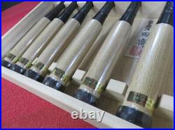Japanese Wood Chisel Set bench chisel oire nomi 6 Pairs Akio Tasai
