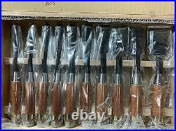 Japanese Wood Chisel Set bench chisel oire nomi Shin-do 10 Pairs Akio Tasai