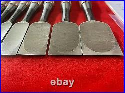 Japanese Wood Chisel Set bench chisel oire nomi Shin-do 10 Pairs Akio Tasai