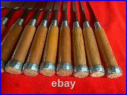 Japanese Wood Chisel Set bench chisel oire nomi Shin-do 10 Pairs Akio Tasai