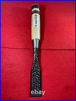 Japanese Wood Chisel oire nomiWakizashi Akio Tasai 27mm 1.06 in hammered mark