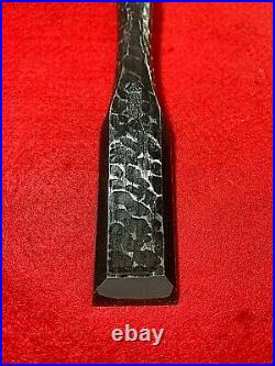 Japanese Wood Chisel oire nomiWakizashi Akio Tasai 27mm 1.06 in hammered mark