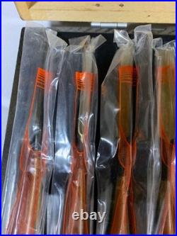 Japanese Woodworking Chisel Set 10pcs Oire Nomi Specialized Thin Blade with Box