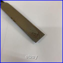 Japanese Woodworking Chisel Squared Edge Ioroshi Used from Japan