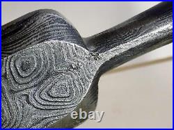 Japanese Zenshin/Daitei Mokume Damascus Steel Oire Nomi Chisel 8.75 Long 1-5/8