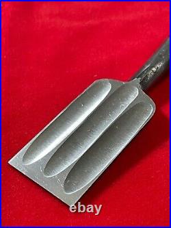 Japanese chisel Oire nomi 36mm White steel#2 Damascus(Mokume) Hanyu Yasushi