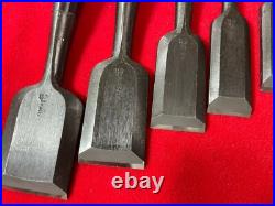 Japanese chisel Oire nomi Set of 10 3mm~42mm Kikuhiromaru