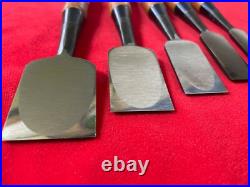 Japanese chisel Oire nomi Set of 10 3mm~42mm Kikuhiromaru