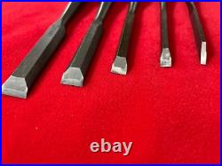Japanese chisel Oire nomi Set of 10 3mm~42mm Kikuhiromaru
