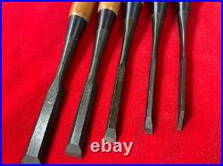 Japanese chisel Oire nomi Set of 10 3mm~42mm Kikuhiromaru