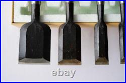 Japanese chisel Oire nomi Set of 8 Kikuhiromaru Unused From Japan