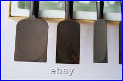Japanese chisel Oire nomi Set of 8 Kikuhiromaru Unused From Japan Japanese chisel Oire nomi Set of 8 Kikuhiromaru Unused From Japan