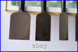 Japanese chisel Oire nomi Set of 8 Kikuhiromaru Unused From Japan