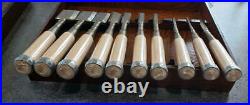 Japanese chisel Set of 10 oire nomi Kokkei Bamboo section